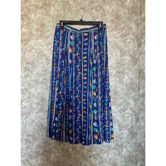 Pendleton Dresses & Skirts - V I N T A G E 90s Pendleton Nautical Pleat Skirt